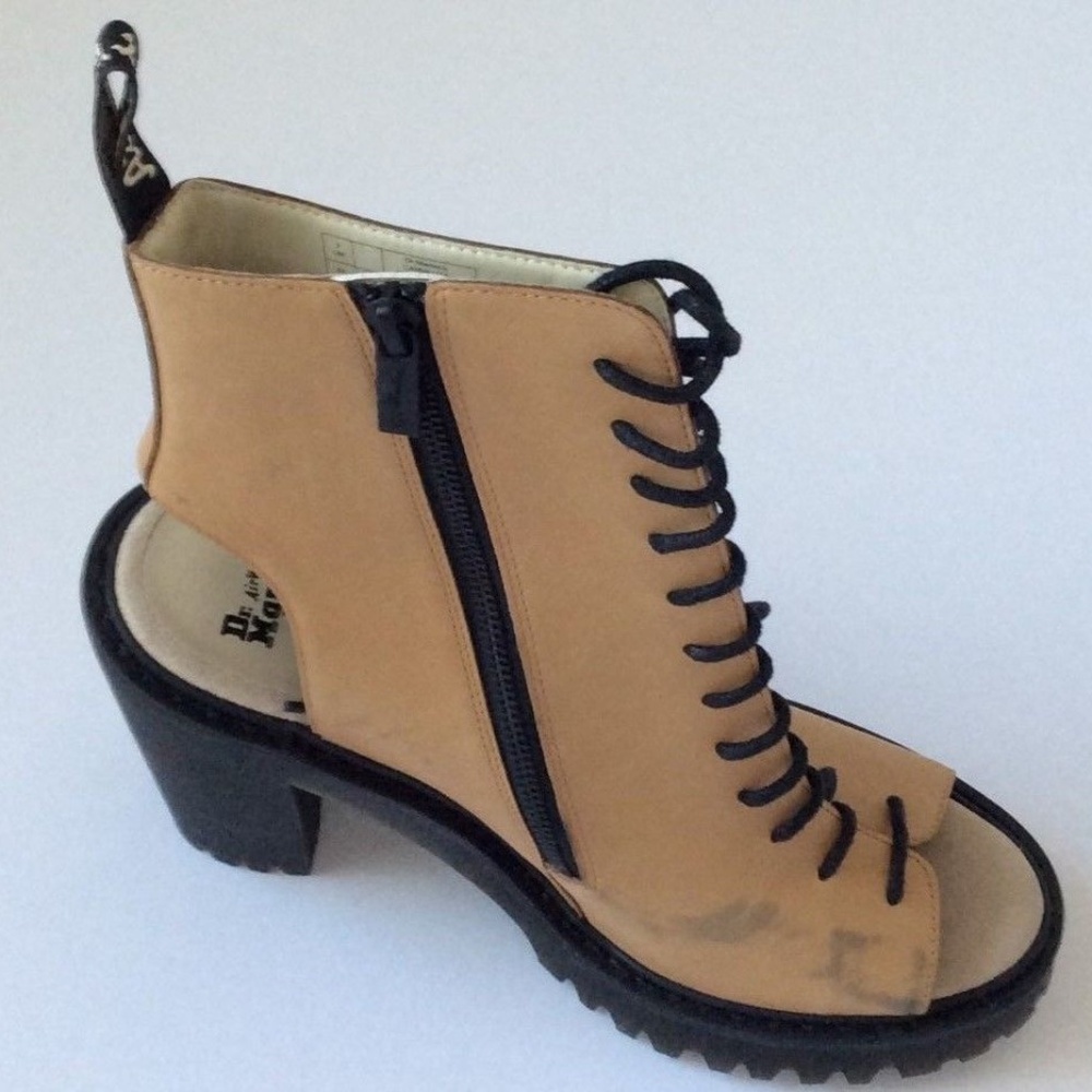 Dr. Martens Open heel Lace Up Boots - Picture 3 of 8